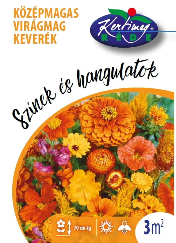 457 Amestec flori semi-înalte (Szinek és hangulatok-középmagas virágmag keverék)