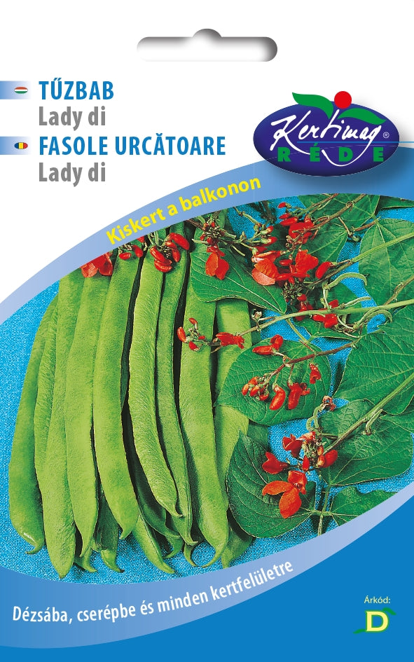 Fasole urcătoare Lady Di