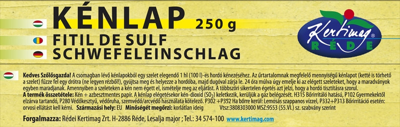 Fitil de sulf pentru vinificație – 250 g
