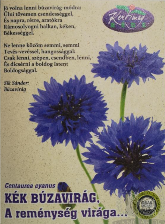 Flori cu citate-Albăstrele (Centaurea cyanus)