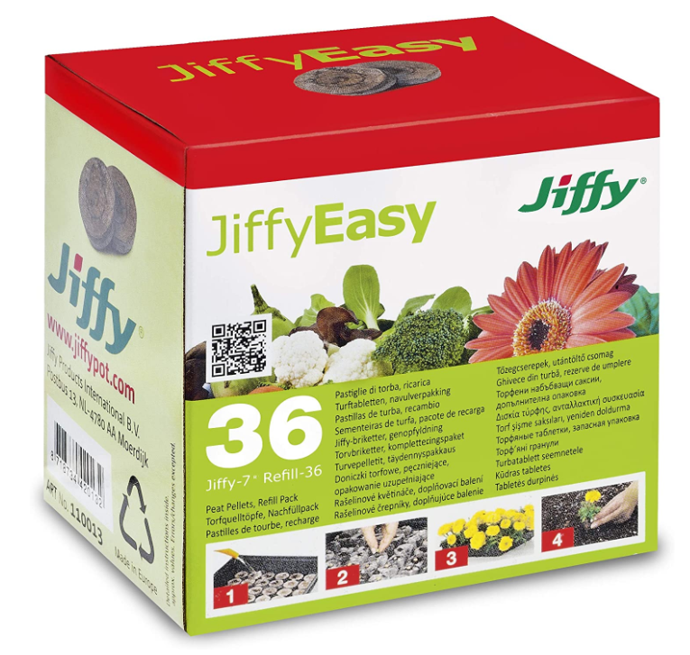 Jiffy – 7 pastile turbă 36*36 mm